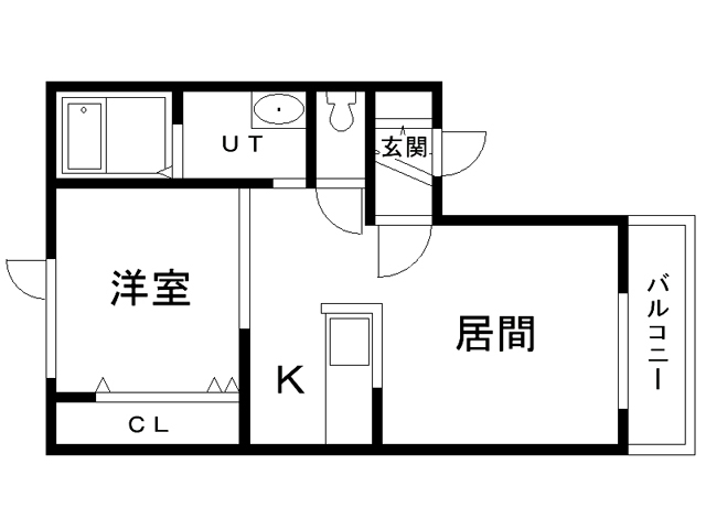 フルールハイツの間取り