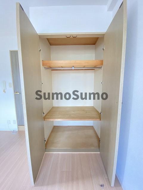 収納　十分な収納スペースがあります