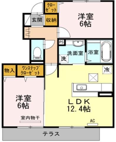 サンフラワーガーデン C棟の間取り