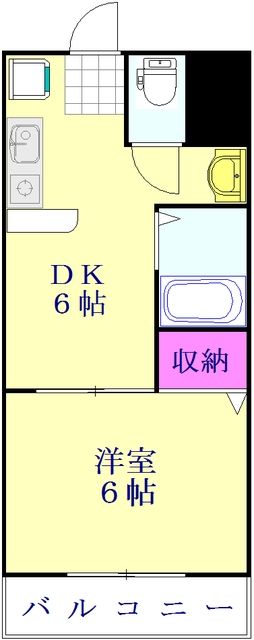 吉川市保のマンションの間取り