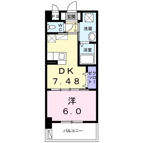 アビタシオン・コリーヌの間取り