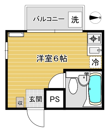 豊島区要町のマンションの間取り