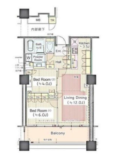 江東区有明のマンションの間取り