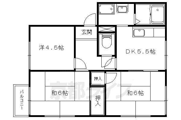 ハウス高岩の間取り