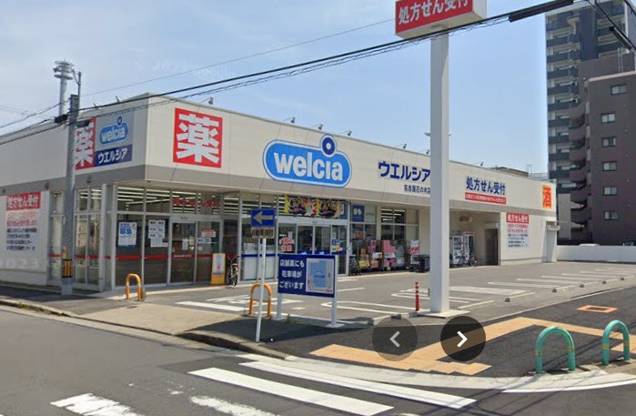 ドラックストア　ウエルシア名古屋花の木店（ドラッグストア）まで802m