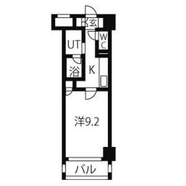 【スタジオスクエア大須の間取り】