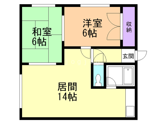 レジデンス平岡台の間取り