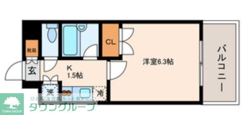 フォレシティ両国の間取り