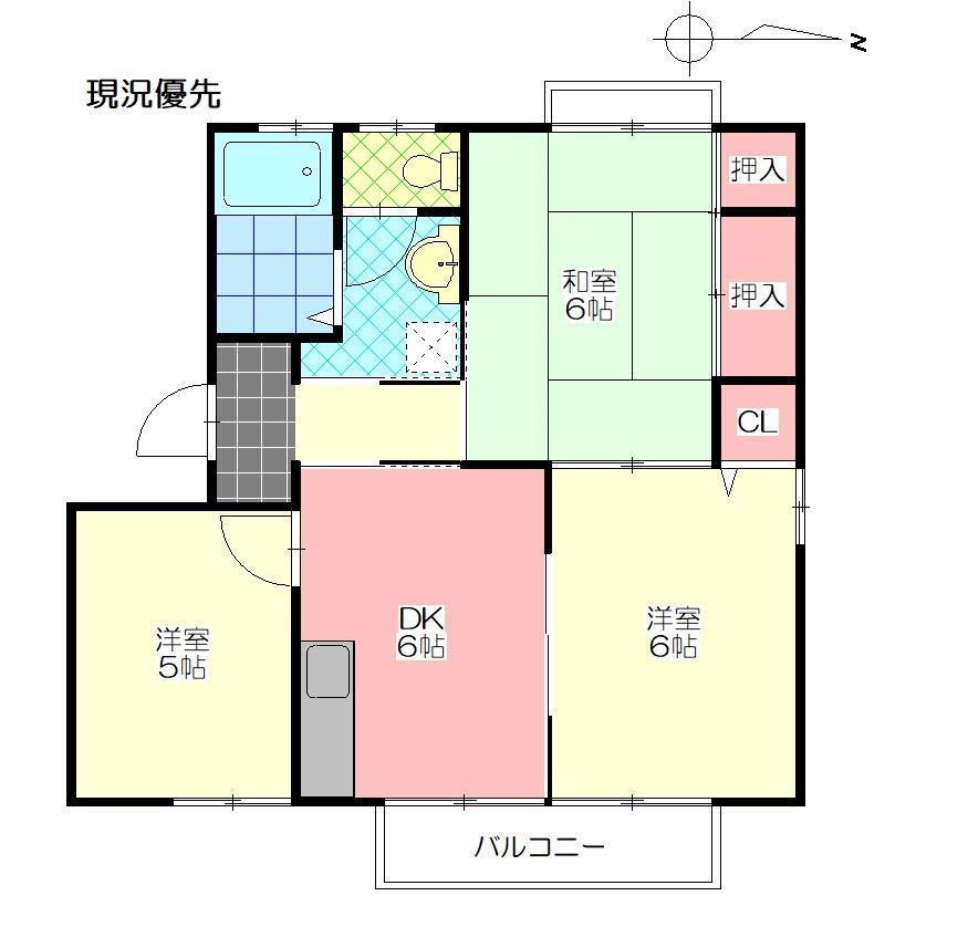 ディアス一葉Ｂ棟の間取り