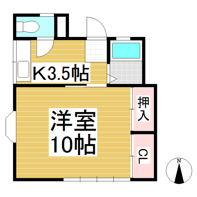 ＭＩＮＩIVハイツの間取り