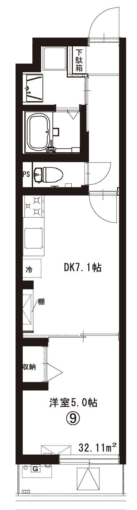 志幸７１ＭＯＲＧＡＮの間取り