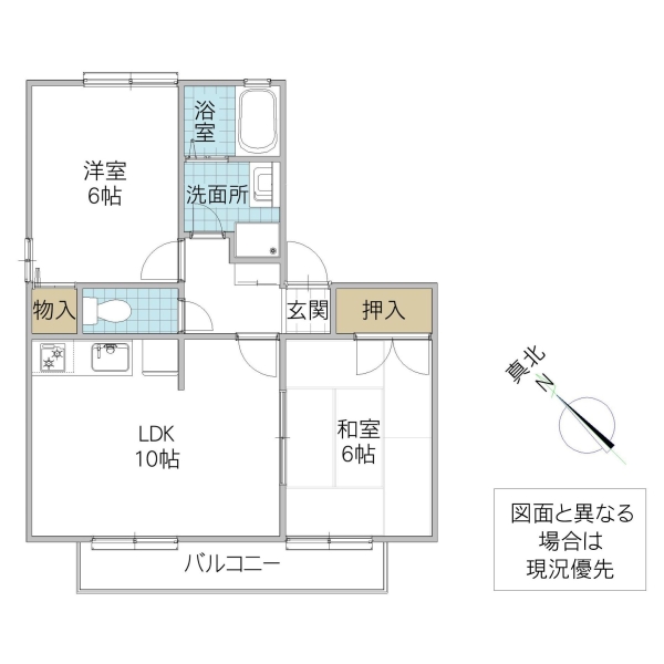 K’Sパビリオン A棟の間取り