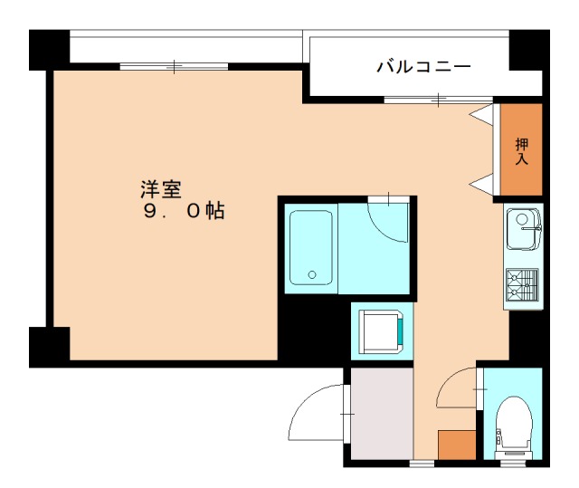 北九州市八幡西区菅原町のマンションの間取り