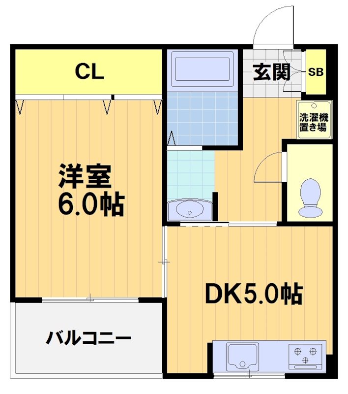 【グランドゥール廣田の間取り】