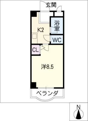 ホワイトメゾン高木の間取り