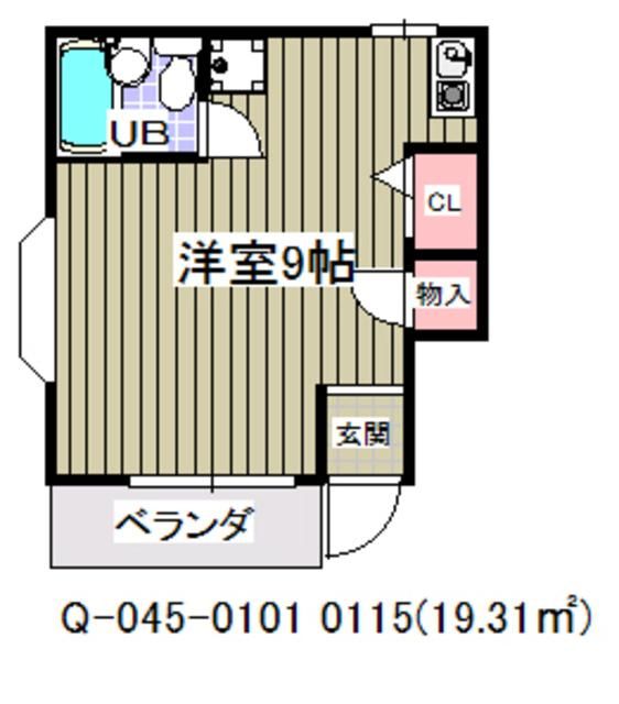 市川市福栄のアパートの間取り