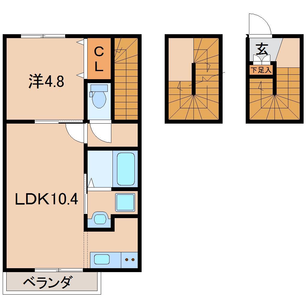 ブラウレーヘンの間取り