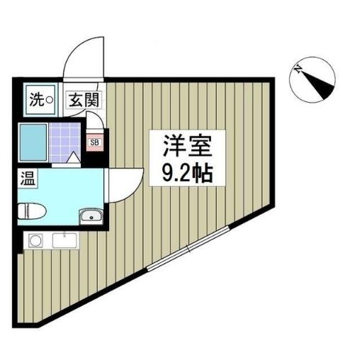 COCOFLAT新江古田（ココフラット）の間取り