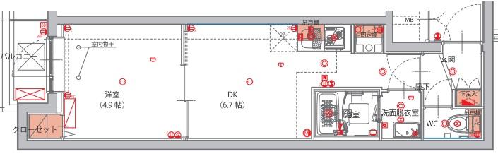 江東区南砂のマンションの間取り