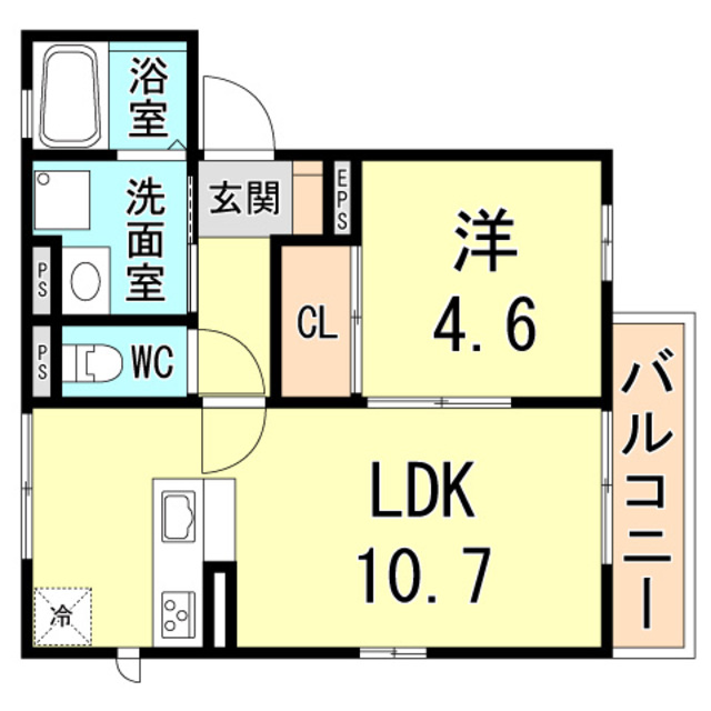 ｃｈａｒｍａｎｔ・Ｌａ・Ｅｒｉｃａの間取り