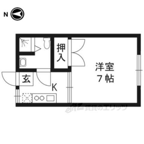 コテージＰＯＬＯの間取り