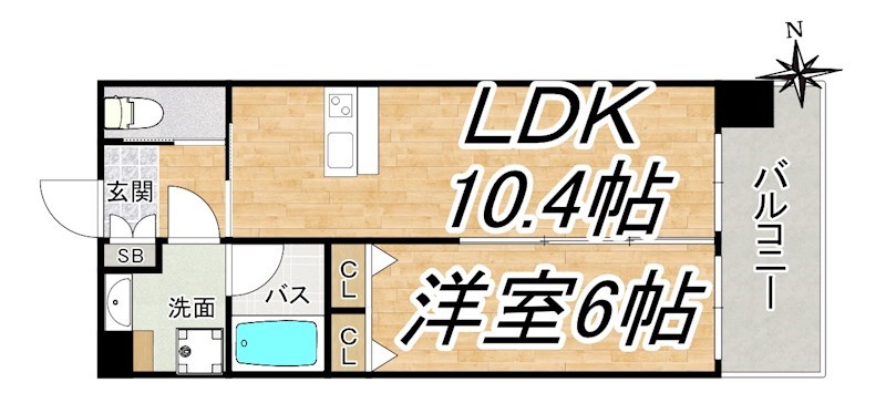 ディームス福島の間取り