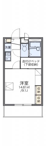 レオパレス２４０美里の間取り