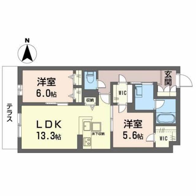 グランファミール箕面小野原の間取り