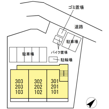 その他共有部分　建物全体図