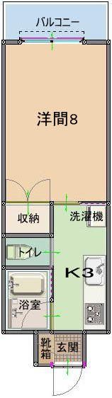 トーマスあかみちの間取り