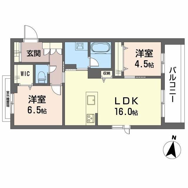 シャーメゾン壺川の間取り