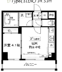 Milebel　chitosedai(ミレベル千歳台）の間取り