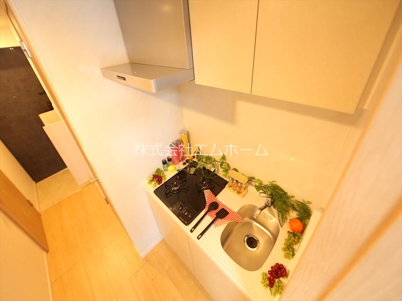 キッチン　システムキッチン（ガス2口コンロ付）