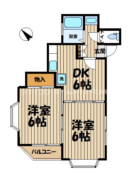 コーポシャトルの間取り