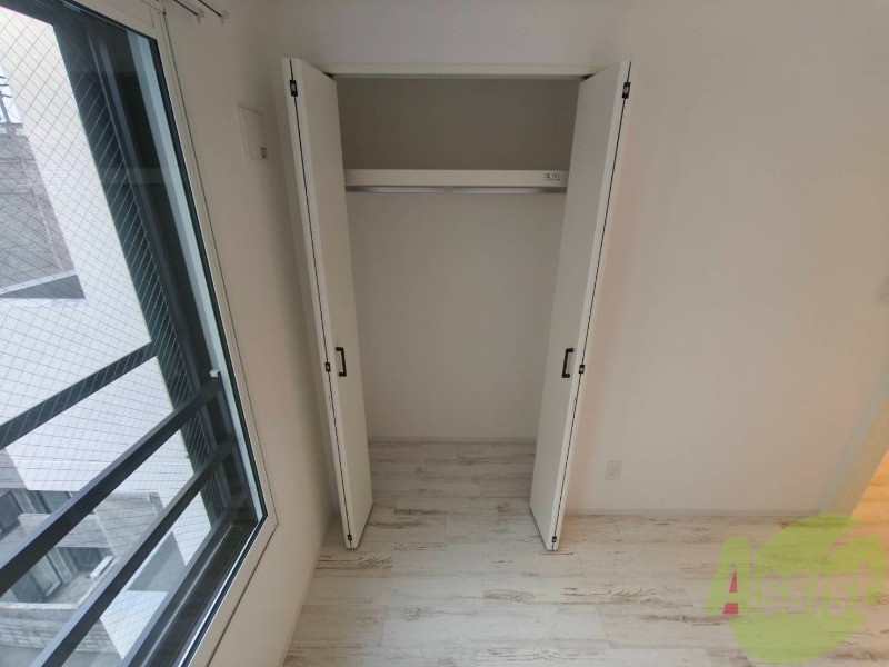 収納　洋室にはクローゼットがあるのですっきり片付きそうです。