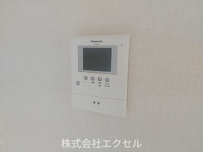 セキュリティ　モニター付きインターホンです。