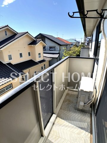 バルコニー　落ち着いた時間を過ごせるバルコニーです