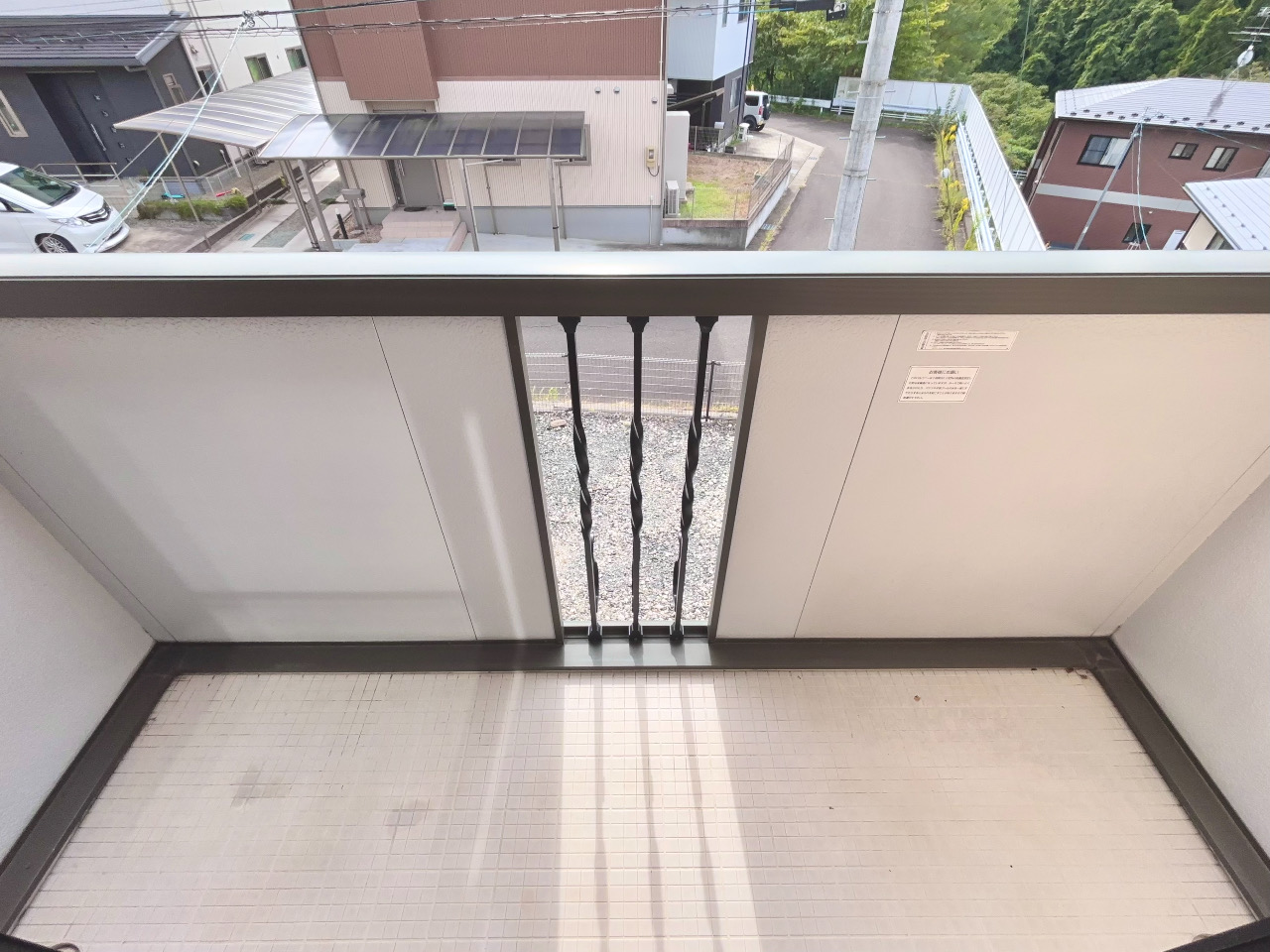 バルコニー　バルコニー部分・日当たり良好です♪