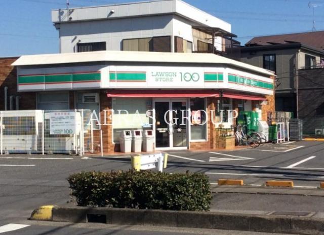 コンビニ　ローソンストア100北春日部店（コンビニ）まで448m