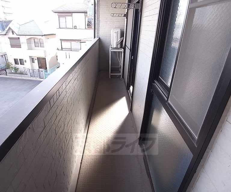 バルコニー　西ベランダです。