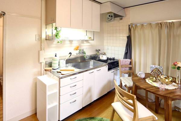 キッチン　モデルルームの写真です