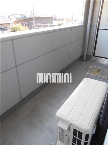 バルコニー　南向きのベランダです