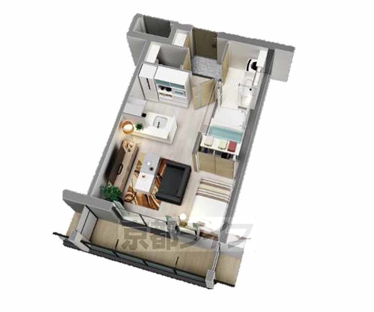 居室・リビング　・完成予想図の為、家具家電はＣＧ加工です。