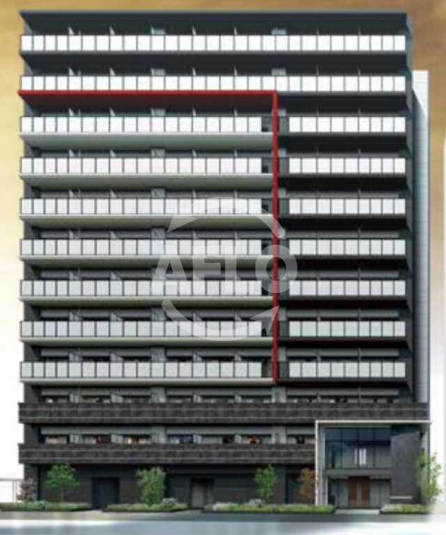 建物外観　エステムコート難波WEST-SIDEIXレデント　外観