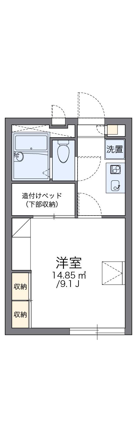 ＪＲ播但線 京口駅 徒歩12分 2階建 築23年の間取り写真