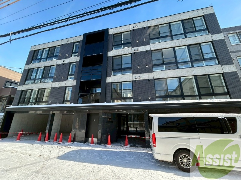 建物外観　札幌市北区麻生町「アルファレジデンス麻生」