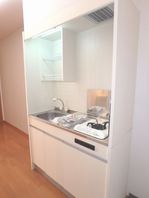 キッチン　１口コンロ付きシステムキッチン！