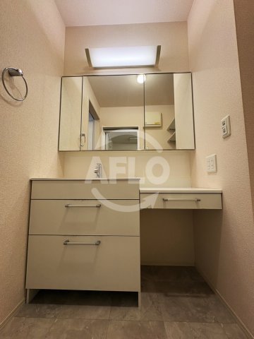 洗面設備　東桜館　独立洗面台