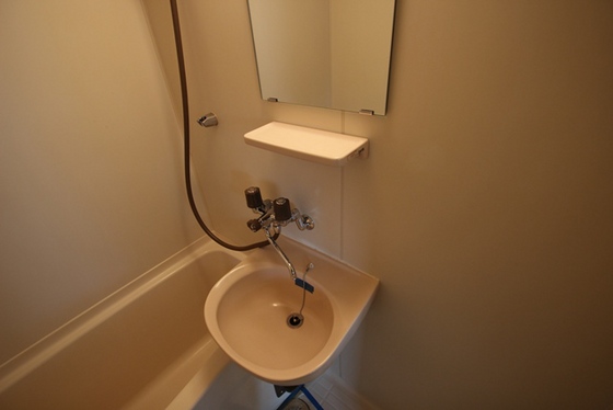 洗面設備　※別のお部屋の写真です。