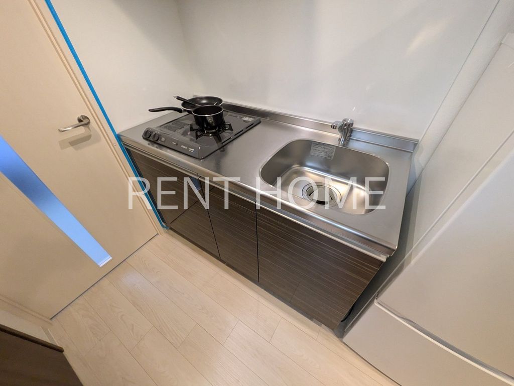 キッチン　２口ガスシステムキッチン